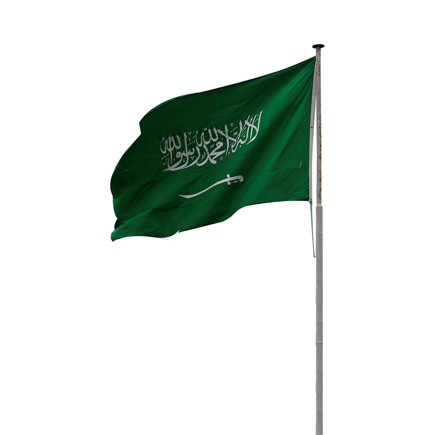 علم السعودية خارجي مقاس 2x3 متر