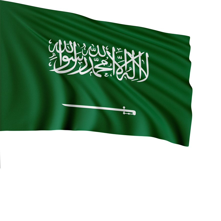 علم السعودية خارجي مقاس 6x9 متر